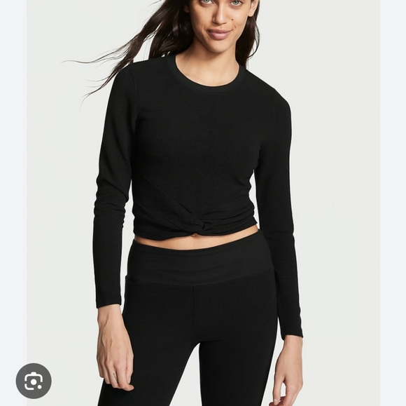 Victorias secret twist front waffle top Pajama Lounge - Picture 1 of 7